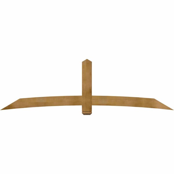 Ekena Millwork Bellingham Timber Gable Bracket, Western Red Cedar, 108"W x 31 1/2"H x 4"D x 6"F, 7/12 Pitch GBW108X31X0406BEL00RWR - main